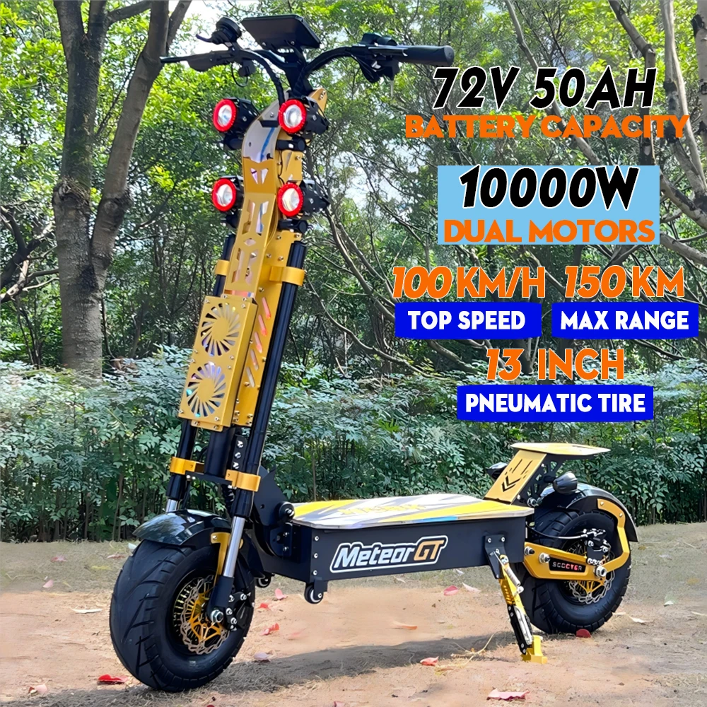 

Склад в США GT-M8 Patinete eléctrico 72V50AH Dual Motors 13-дюймовое городское колесо для взрослых, сиденье для электрического скутера и багажник Trotinette