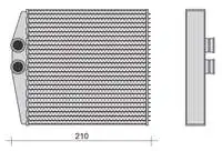 Heater radiator for 359000300820 C CORSA C CORSA C TIGRA B