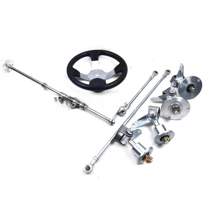 

Modified 168CC four-wheel electric motorcycle kart accessories front steering wheel tie rod bearing claw flange