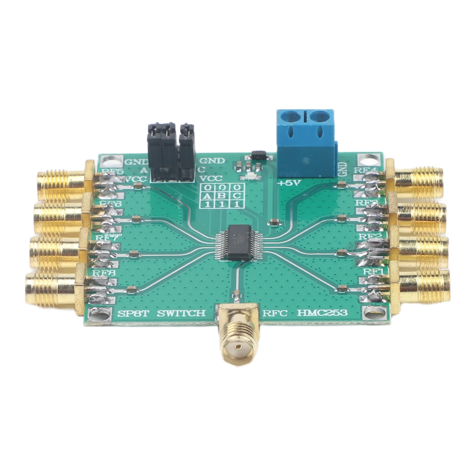 HMC253 RF Switch Module SP8T 8 Channel To 2.5GHz 3V-5V For Base Station Cable TV And Equipment Analyzer Board
