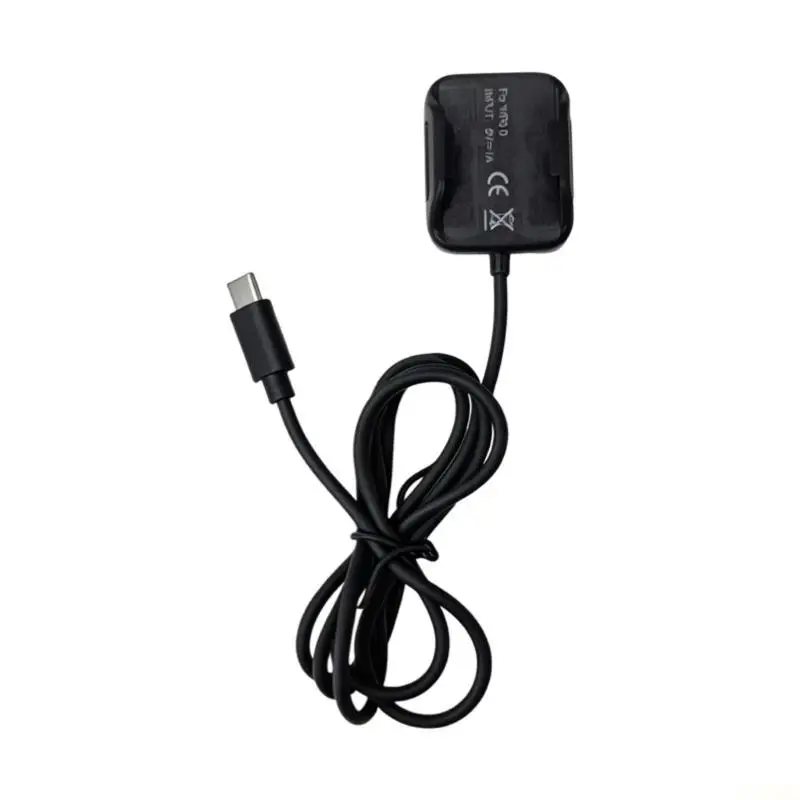 B03F Everyday Charging Cable for Fitness Band Use, Flexible 1m PVC Cord