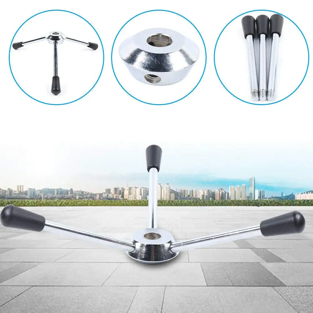 أجزاء آلات ضغط الحفر عجلة محور التغذية ومجموعة شريط المقبض 195 مم