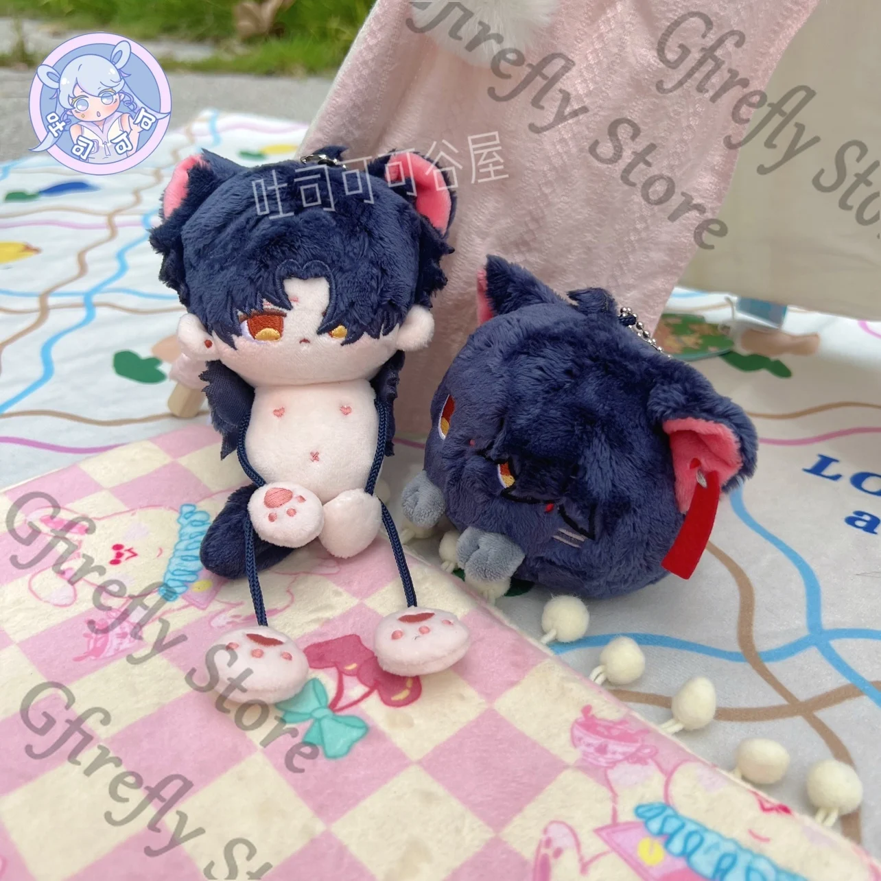 Honkai: Star Rail Blade Fluffy Ant Animal Body Cotton Puppet Pendant Playing Maumet Colorful Ornaments Keychain Kawaii Gifts