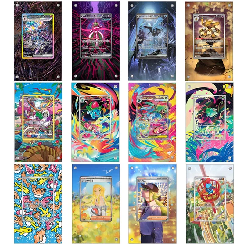 

Аниме игра Expand Art акриловый защитный чехол художественный дисплей для карты Pokemon Sv11 M1L Lillie Kyurem Bulbasaur Ivysaur Venusaur