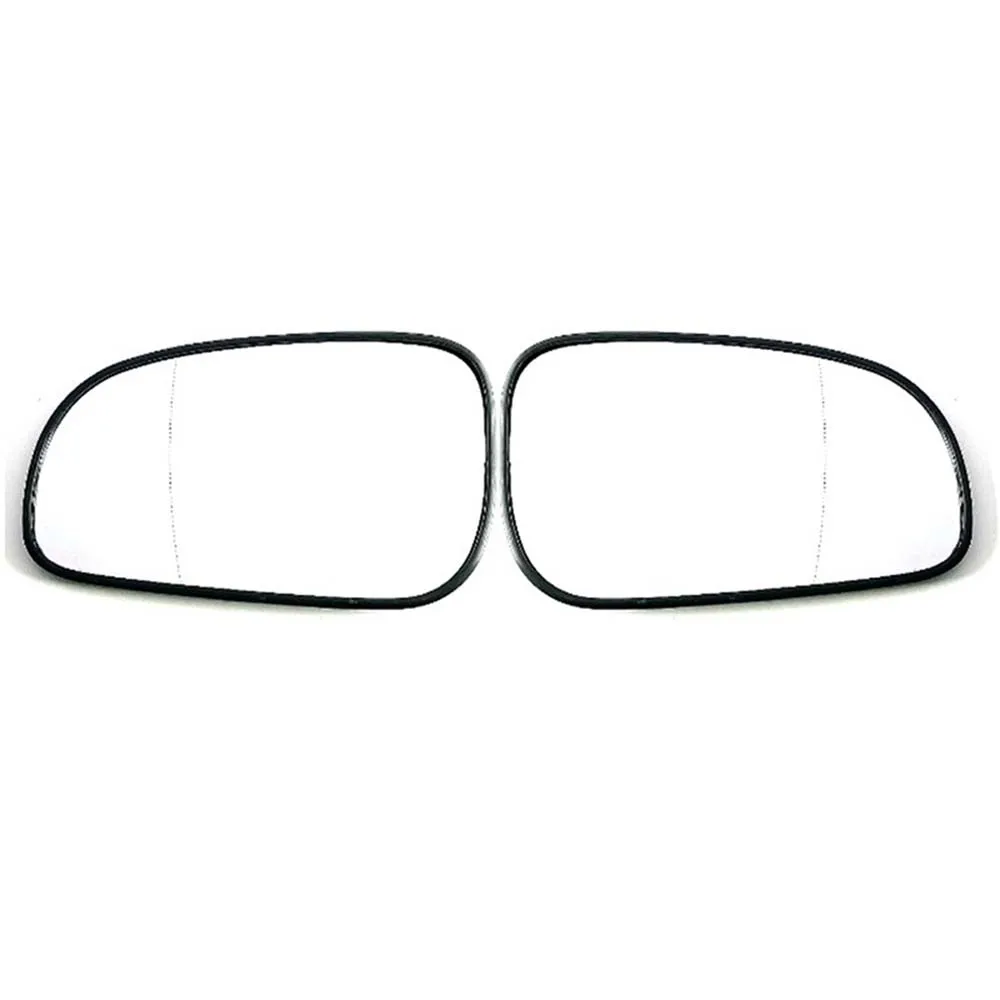 เลนส์กระจกมองหลังแบบมุมกว้างพร้อมระบบทำความร้อนสำหรับรถยนต์ Volvo S60 S80 V70 ปี 2000 2001 2002 2003 อุปกรณ์เสริมรถยนต์ กระจกมองหลังแบบมีกระจก