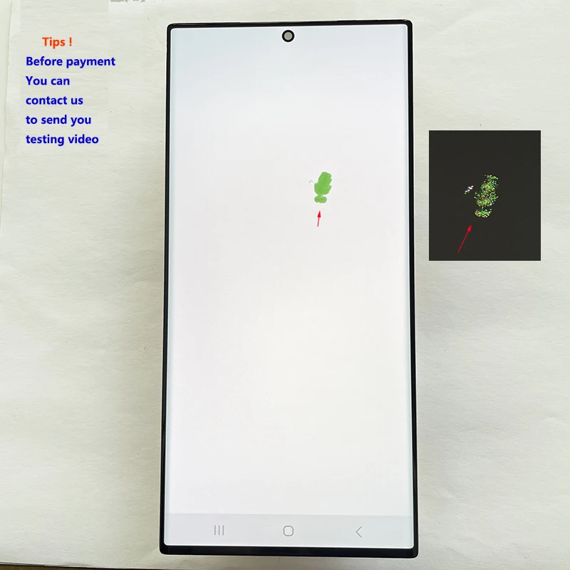 NONE Mit Mängel Display Für Samsung S23 Ultra LCD Touch Screen Display Für Samsung S23Ultra 5G S918 S918B S918U LCD Kein Rahmen 4
