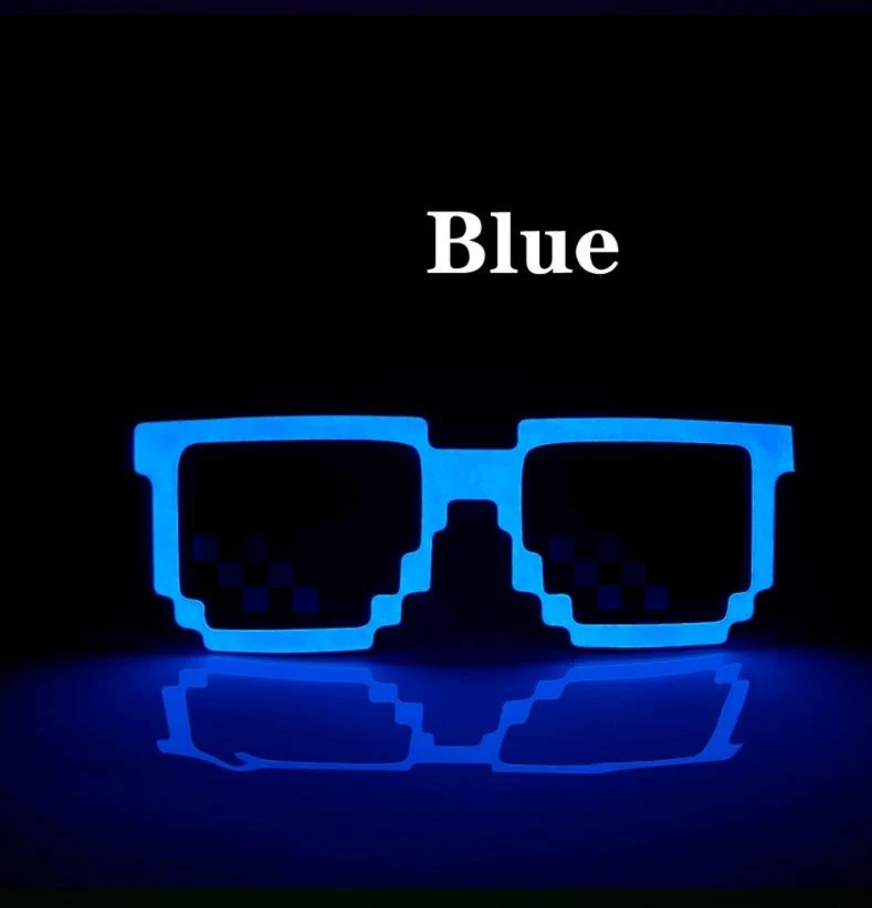 Wireless LED Light Up Glasses Led Pixel Sunglasses Party Favors Glow in the Dark Neon Glasses for Rave Party Halloween ni154