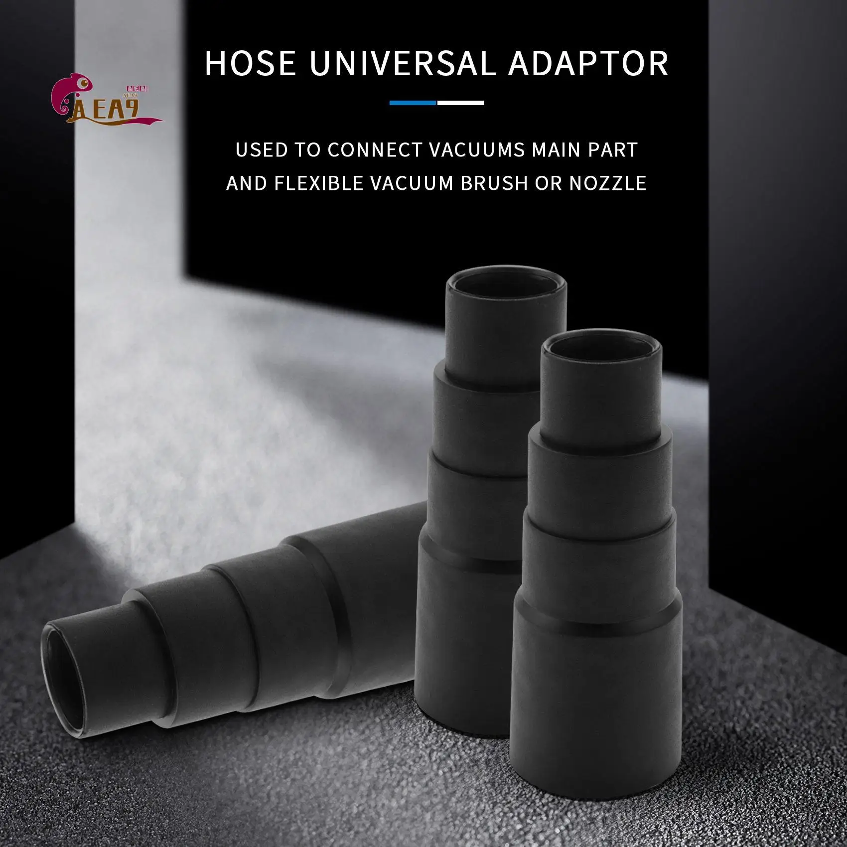 AEA9-3Pcs Vacuum Power Tool Dust Extractor Hose Universal Adaptor 32Mm 35Mm Cleaning Adapters Brush Suction Head Connector