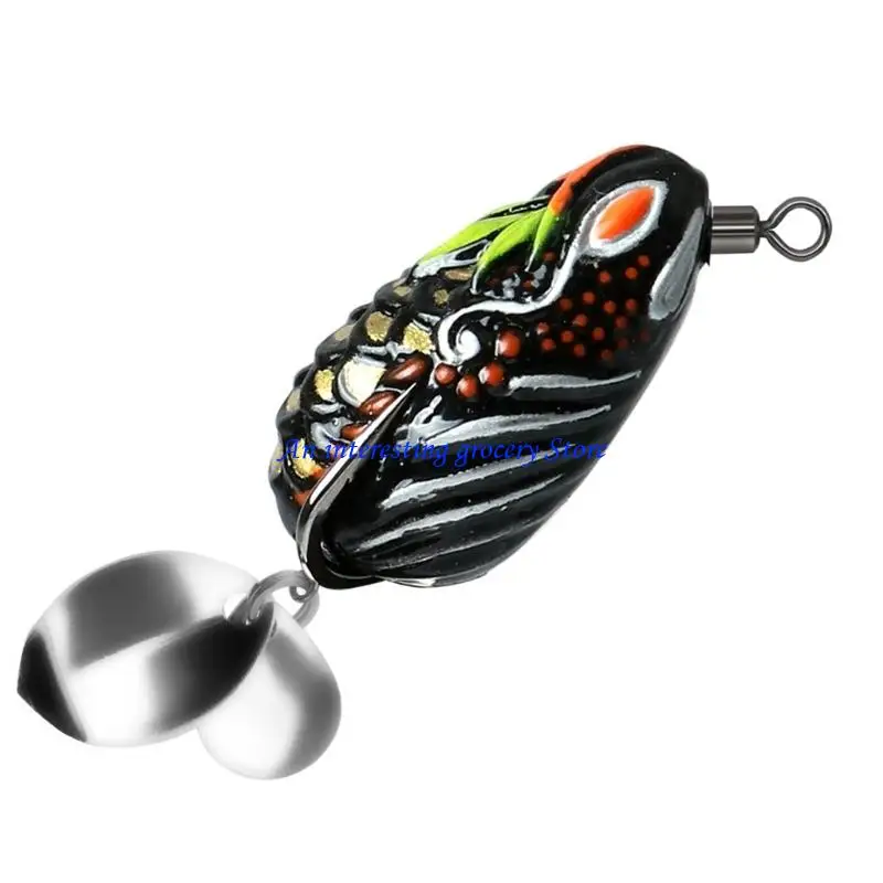652D Doppel Propeller Bein Angeln Köder Bunte Swimbaits Große Füße Frösche Fisch Lockt Harte Künstliche Köder für Angeln – Detail 9