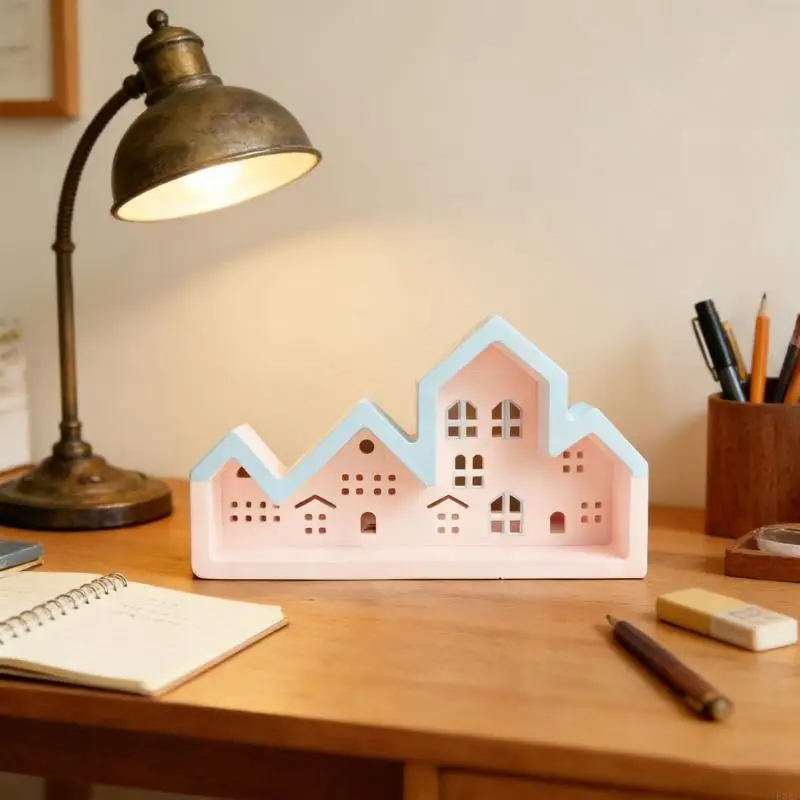 Handmade House Charm Keychain Molds Stylish Sturdy Silicone Set Accessory for Craft Enthusiasts Daily Use E0BF