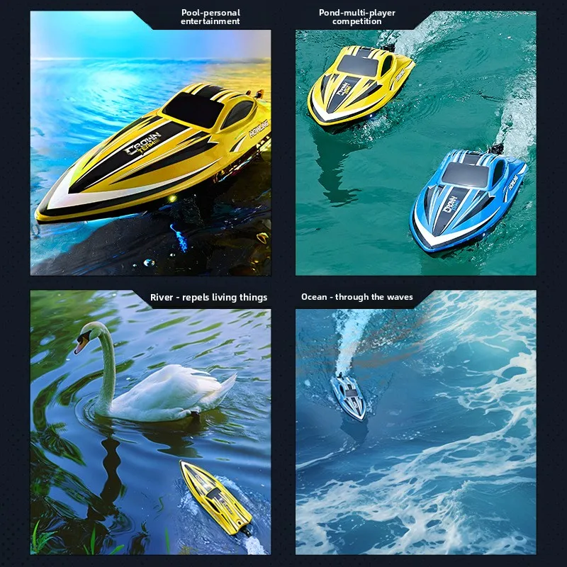 Kawaii لعبة سيارة مضحك Gift-35km/ساعة عالية السرعة قارب التحكم عن بعد ، 41 سنتيمتر سوبر عالية الحصان Rc قارب سريع ، Rc قوارب لعب للأطفال