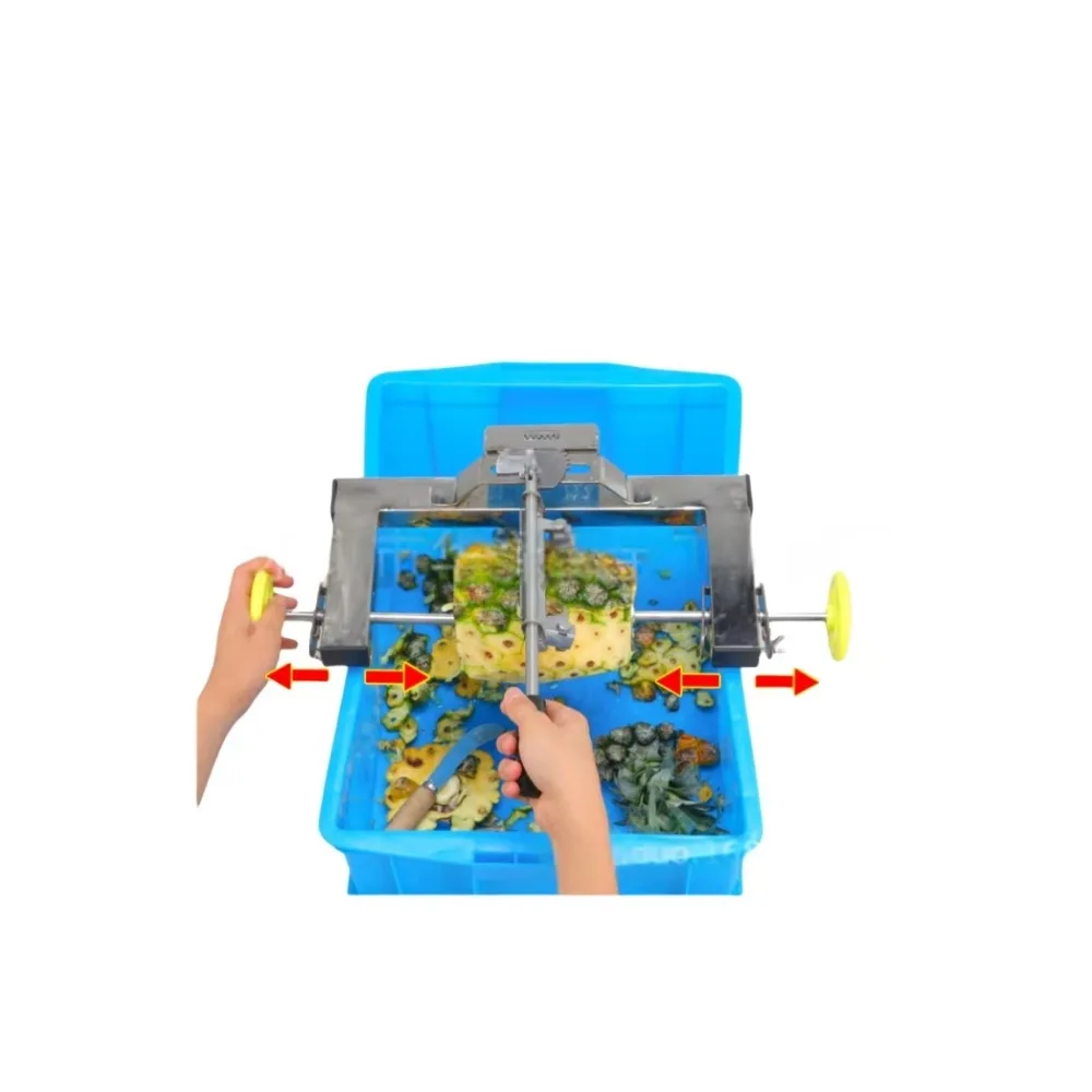 

Manual Stainless Steel Fruits Peeling Machine Other Fruit Vegetable Machines Pineapple Peeler Corer Slicer