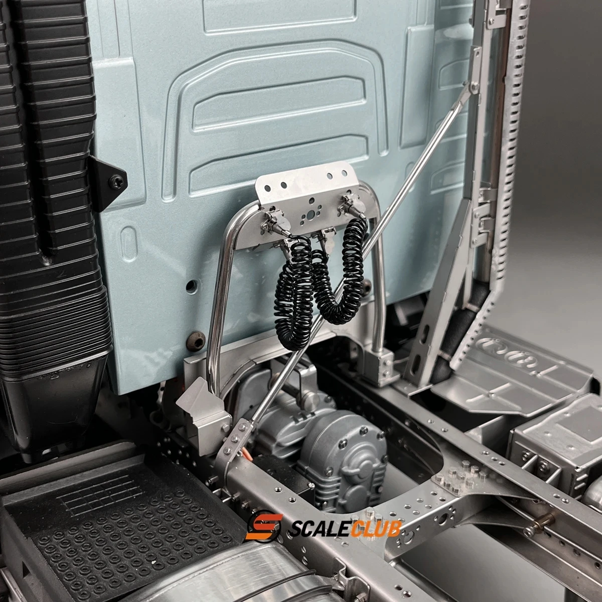 Scaleclub Model 1/14 Tractor For Oka Simulation Trachea Rack  For Tamiya  Lesu For Scania Man Actros Volvo Car Parts Rc Truck