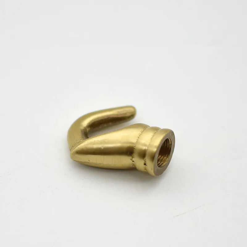 2 Pieces M10  M12 M14 M16 Brass material lamp parts base accessories hooks copper chain hook for lighting base ceiling mount
