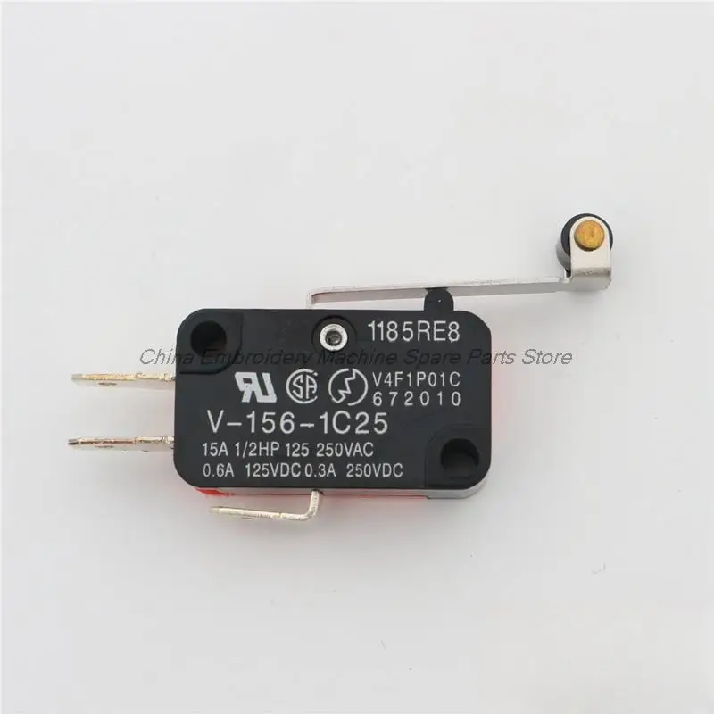 1PCS Micro Limit Switch Frame V-15-1C25 V-155-1C25 V-152-1C25 V-156-1C25 Black Switch Computer Embroidery Machine Accessories