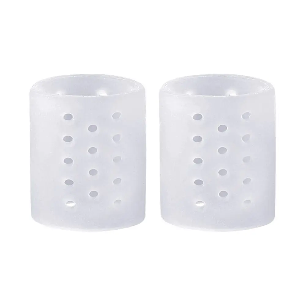 

New Silicone Finger Toe Caps Clear Breathable Toe Protector Cover Prevents Blisters Anti-Friction Toe Separator
