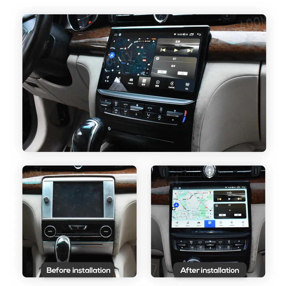 Carplay Android 13 Car Radio For Maserati Quattroporte 2013-2017 GPS Autoradio Navigation 8GB Wifi Bluetooth Multimedia Player