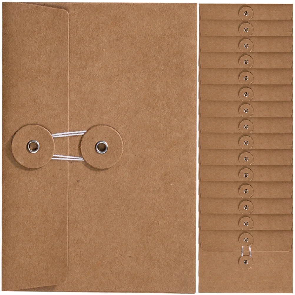 

30 шт. крафт-конверты в винтажном стиле, бумажные органайзеры для приглашений, писем, документов, многофункциональные канцелярские принадлежности