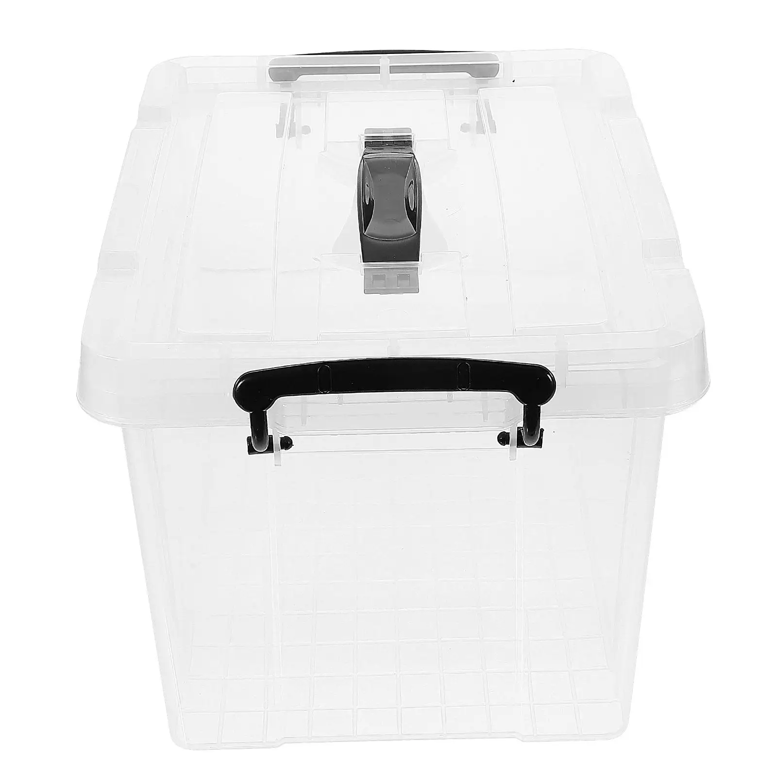 

Transparent Storage Bins 8 Inch Containers Lids Plastic Boxes Household ganizer Toy Crate Bed Bottom