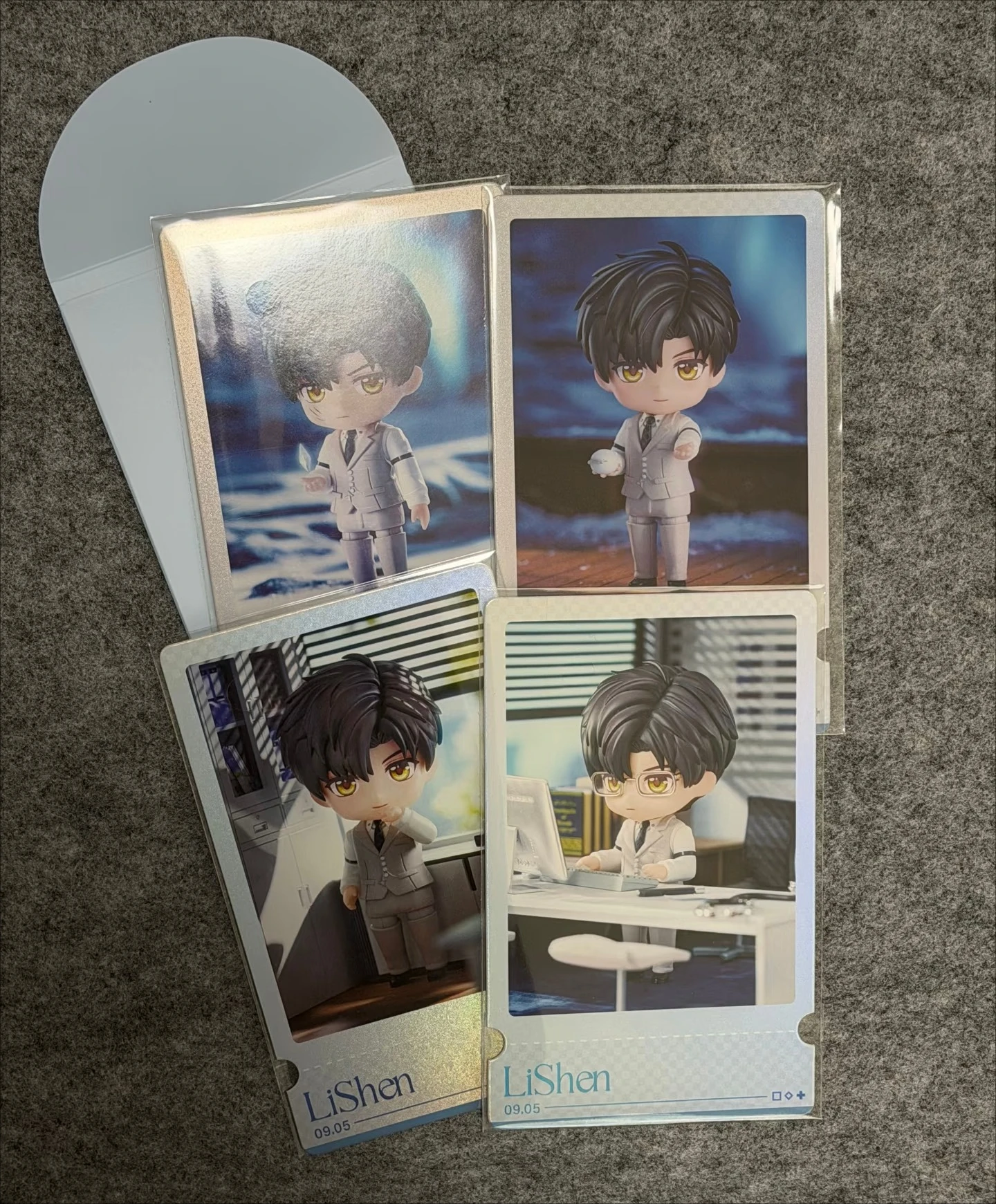 In Stock [Official Merchandise] Game Anime Love and Deepspace Cosplay Zayne GSC Chibi Figure Figurine Desktop Ornament 6