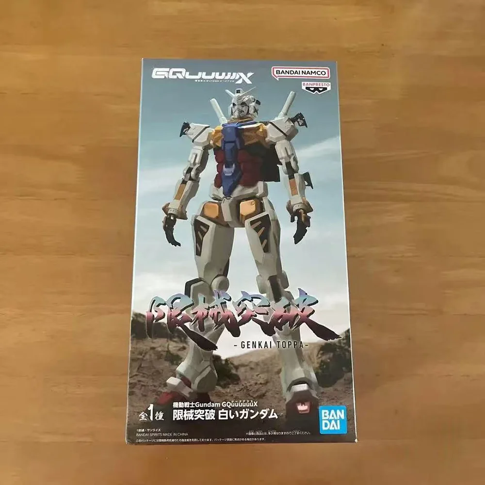 

BANDAI оригинальная фигурка Genkai Toppa Gundam White 28 см-аниме Коллекционная модель игрушки для детей в подарок