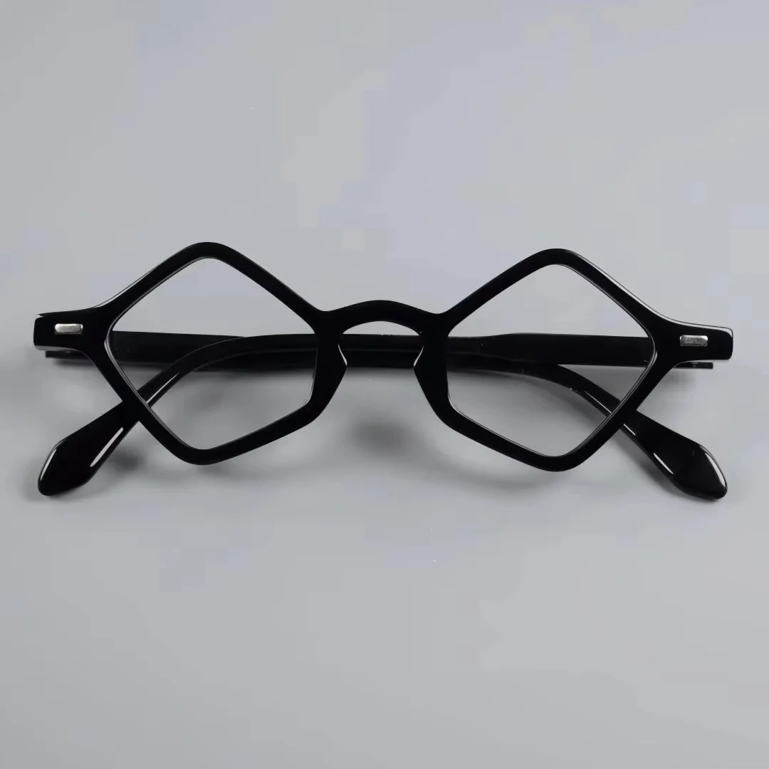 Handmade Acetate Eyeglasses Frame Women and Men Square Good Acetate Glasses Frame High Quality Optics Eyewear