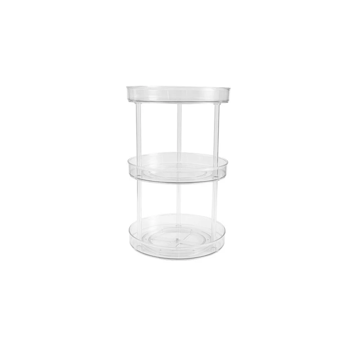 

Rotating Kitchen Seasoning Refrigerator Tray Transparent Seasoning Rack Turntable Storage Box Multi-Layer Storage Rack