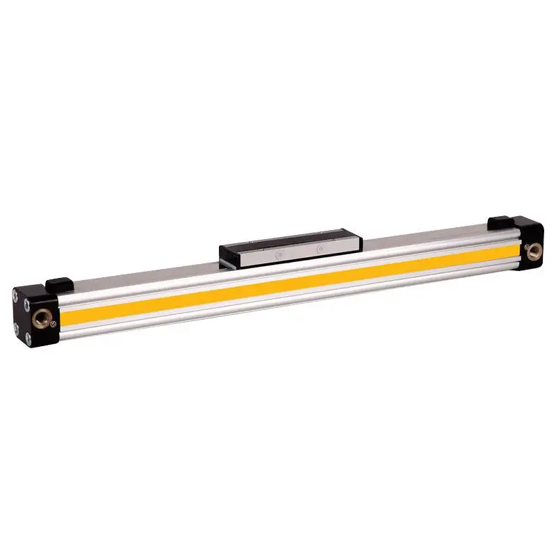 

Long stroke high thrust mechanical high speed rodless cylinder with guide rail OSP-P25-100