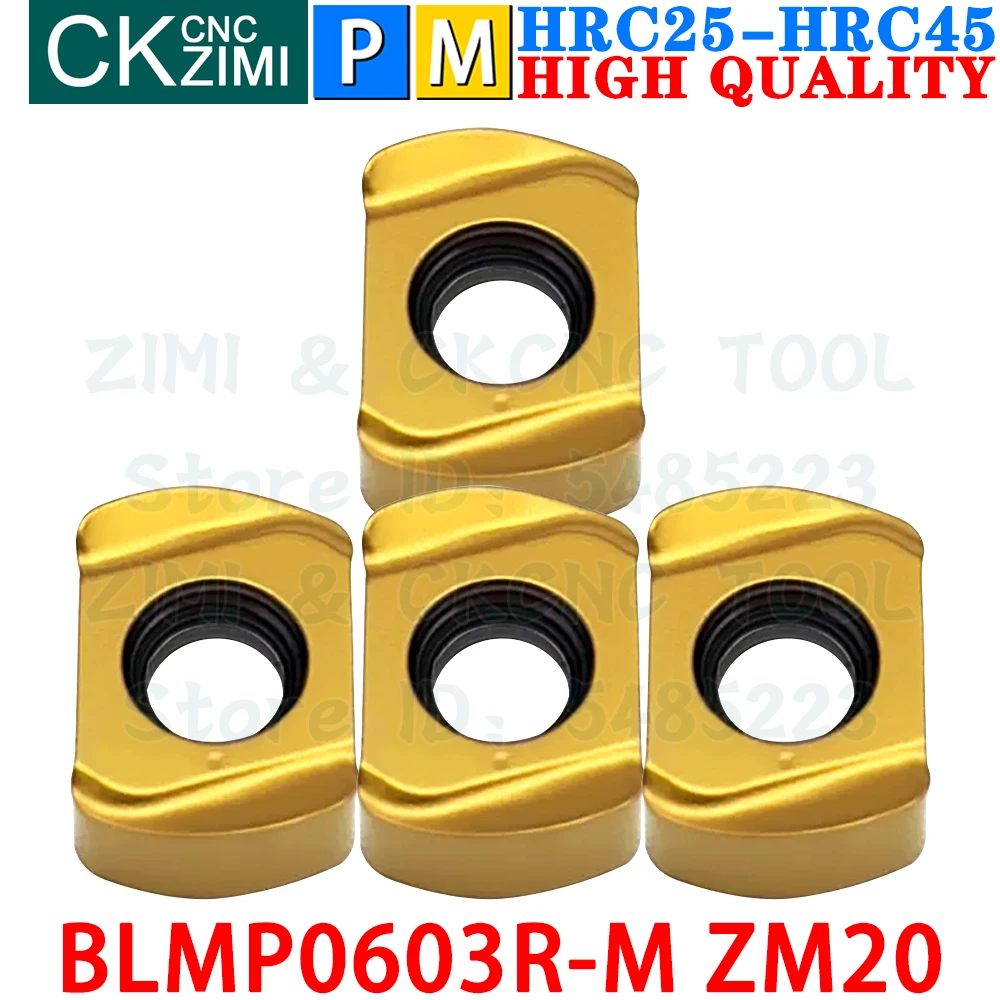 BLMP0603R-M ZM20 BLMP 0603R M Carbide Insert Fast Feed Milling Inserts Tools TEBL06 TFMBL CNC Metal Lathe Indexable Milling Tool