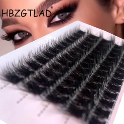 L curl Mix 3D Fluffy Single Cluster DIY Clusters Eyelash Extension Individual Lashes Natural Segmented Eyelash Bundles Makeup