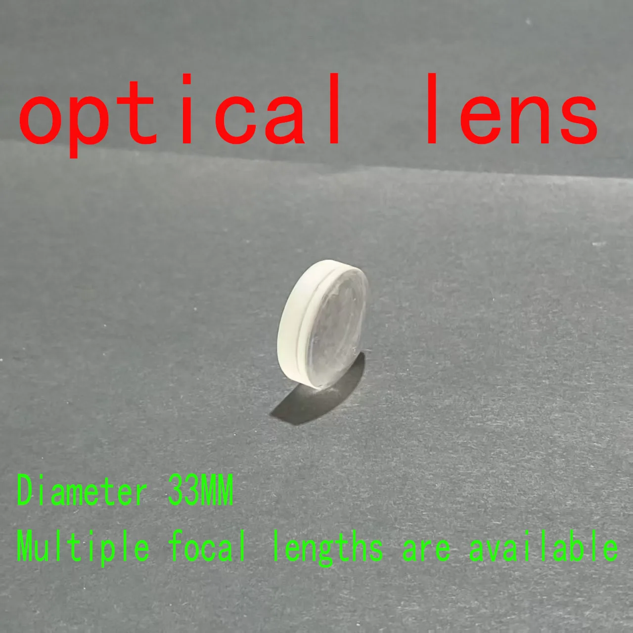 

Diameter 33MM, Lenses concave-convex optical achromatic cemented, single-piece glass laser collimating lens, multi-focal length