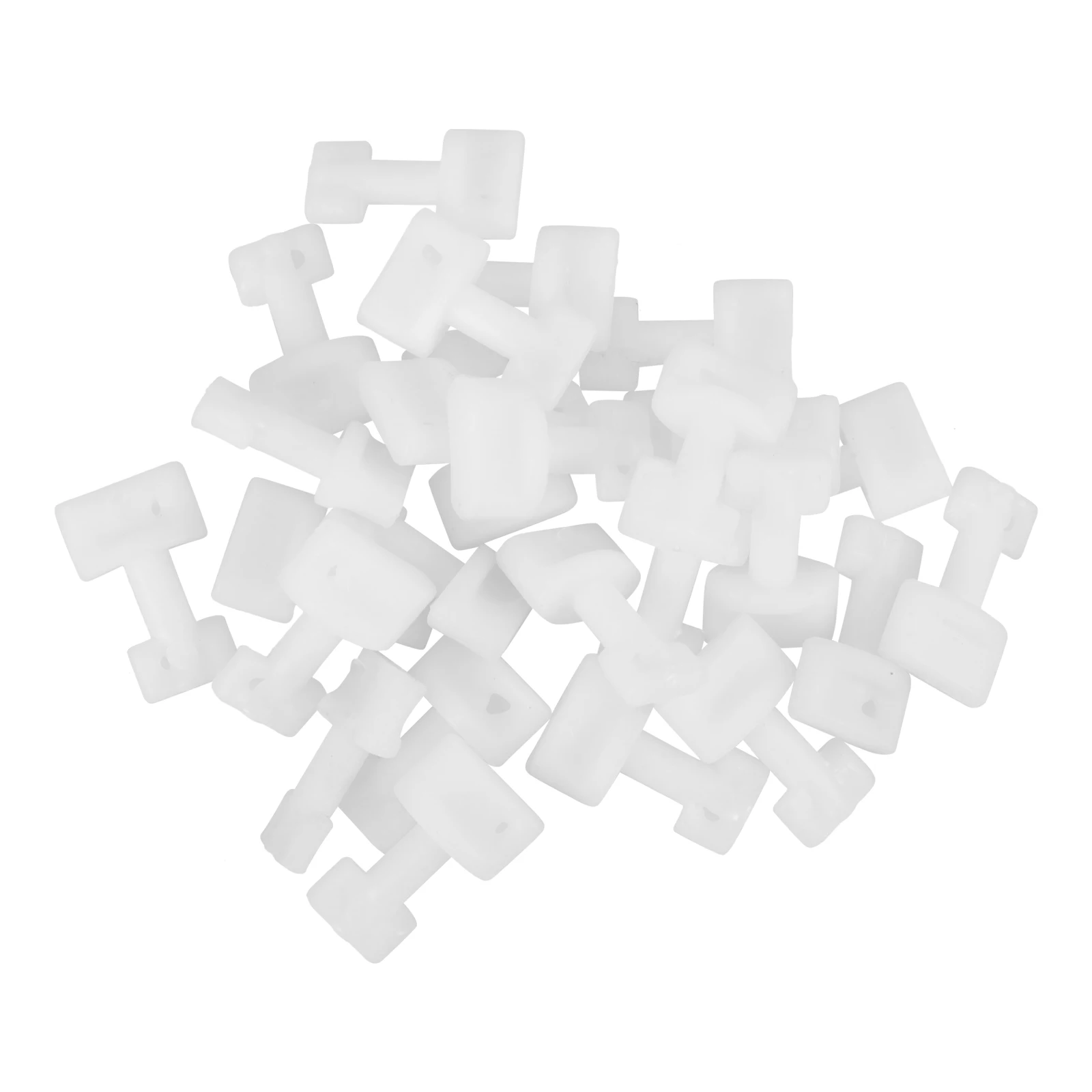 

35pcs White 1 3cm Buckles Window Accessories Planter Mold Concrete Flower Pot Making DIY Handcraft Decor Cement Columns