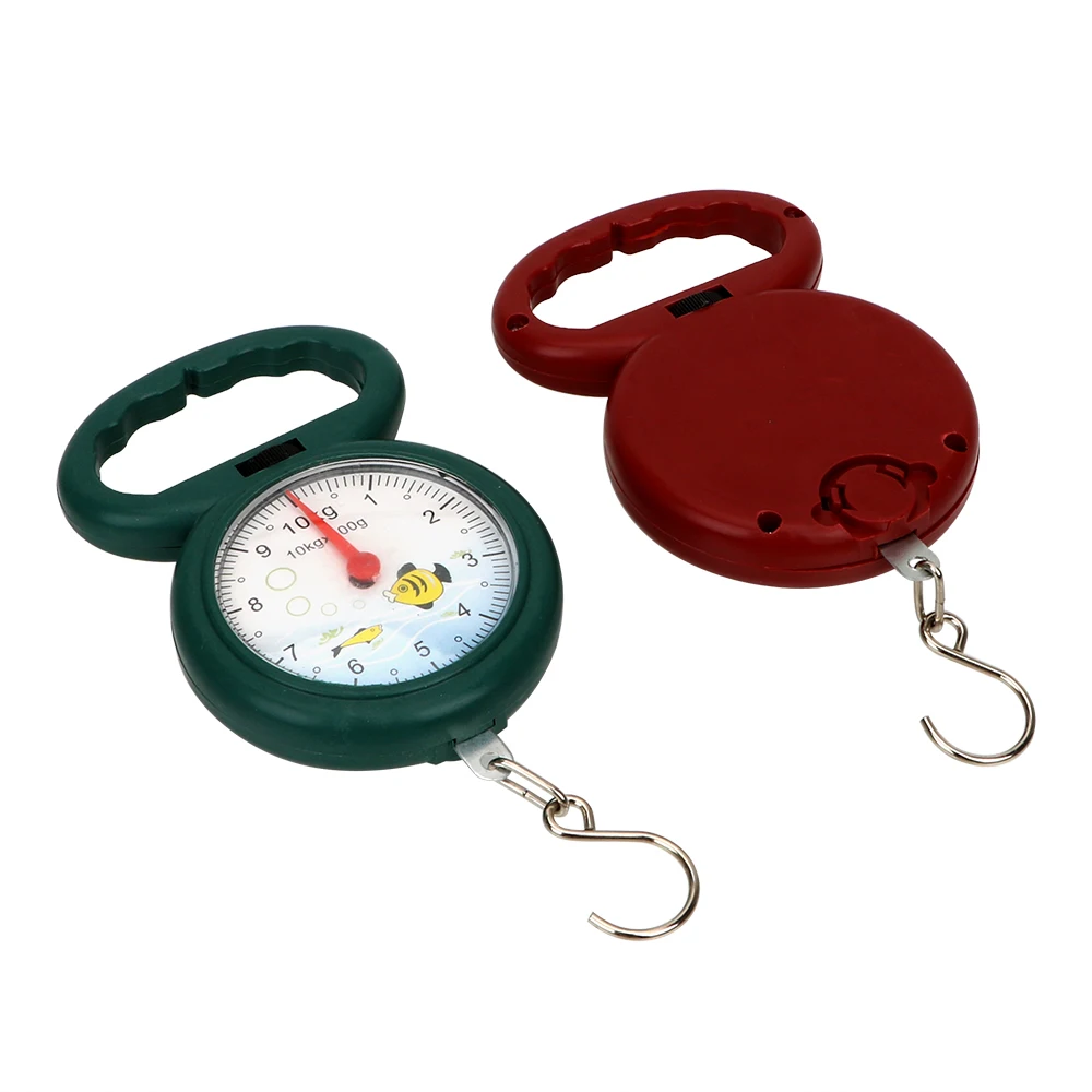 

Weighing Scales for Fishing Pocket Luggage Portable 10kg Pointer Hook Hanging Scales Mini