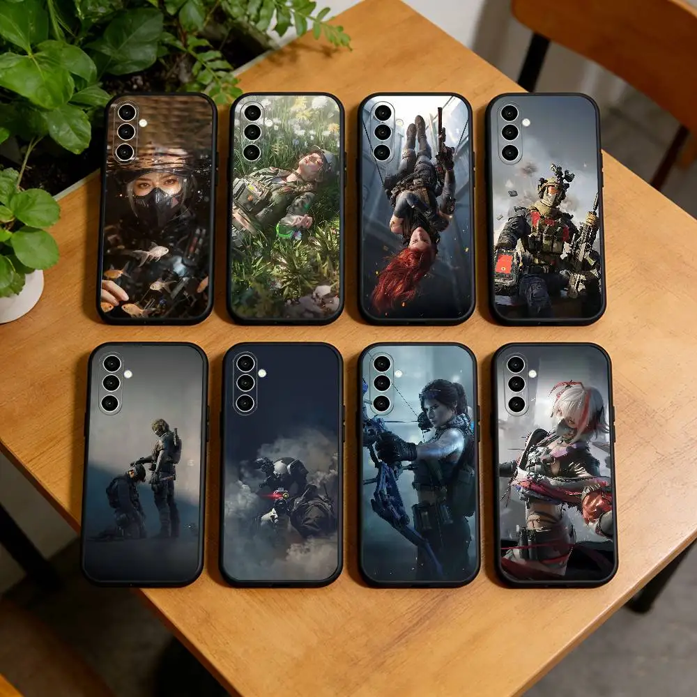 GAME D-delta force  Phone Case For Samsung Galaxy A73,A72,A71,A70,A53,A52,A51,Others Soft Black Cover