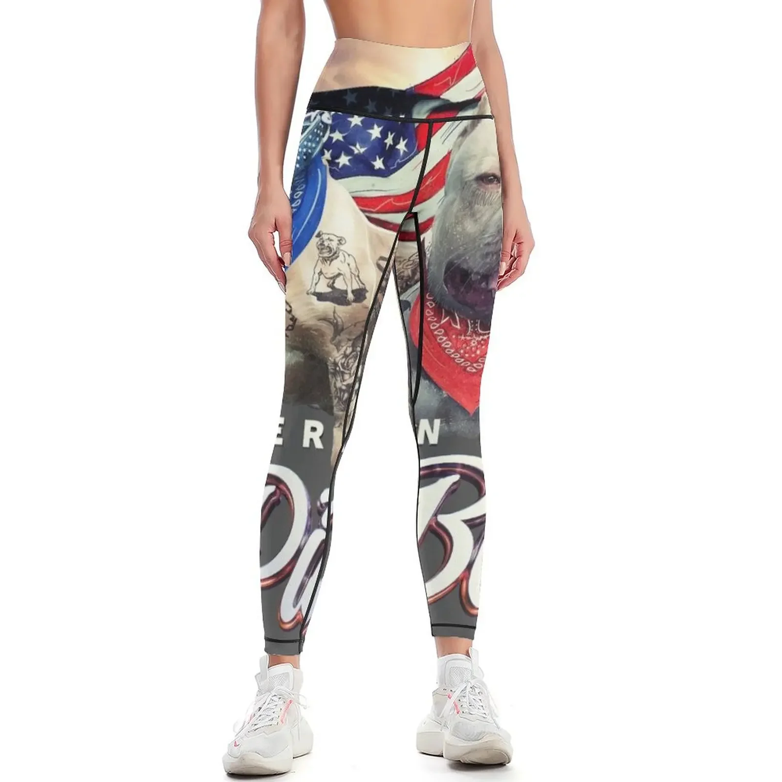 

American Pitbull Leggings Legging sport Women's sports Tight fitting woman push up legging Womens Leggings