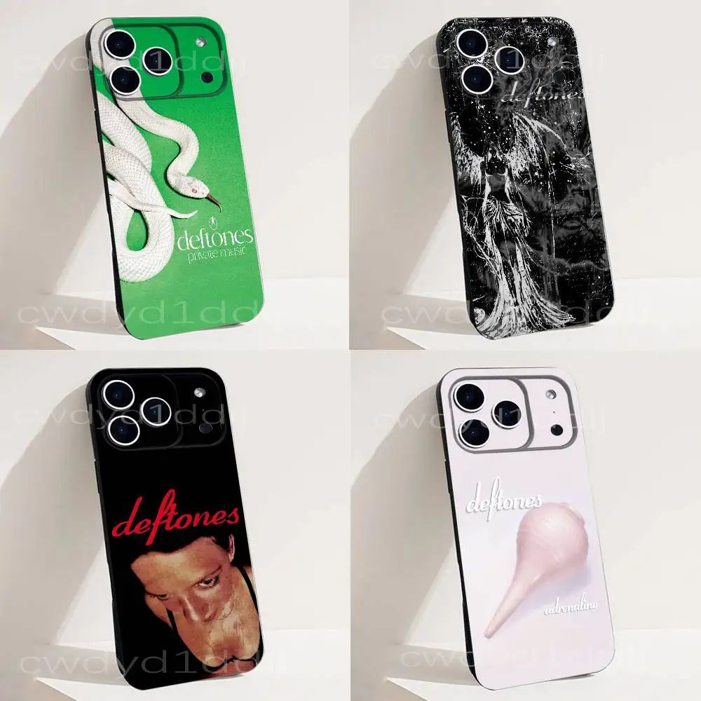 

D-Deftones Band Private Music Phone Case For iPhone 17,16,15,14,13,12,Pro,Max,Plus,E,SE4,Air,Mini Shockproof Cover Fit Funda