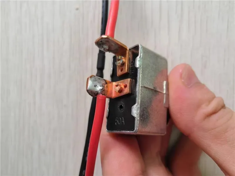 12V 24V 50A High Current Modification Switch Rc Fishing Boat Trawler Metal Knob Rocker Switch