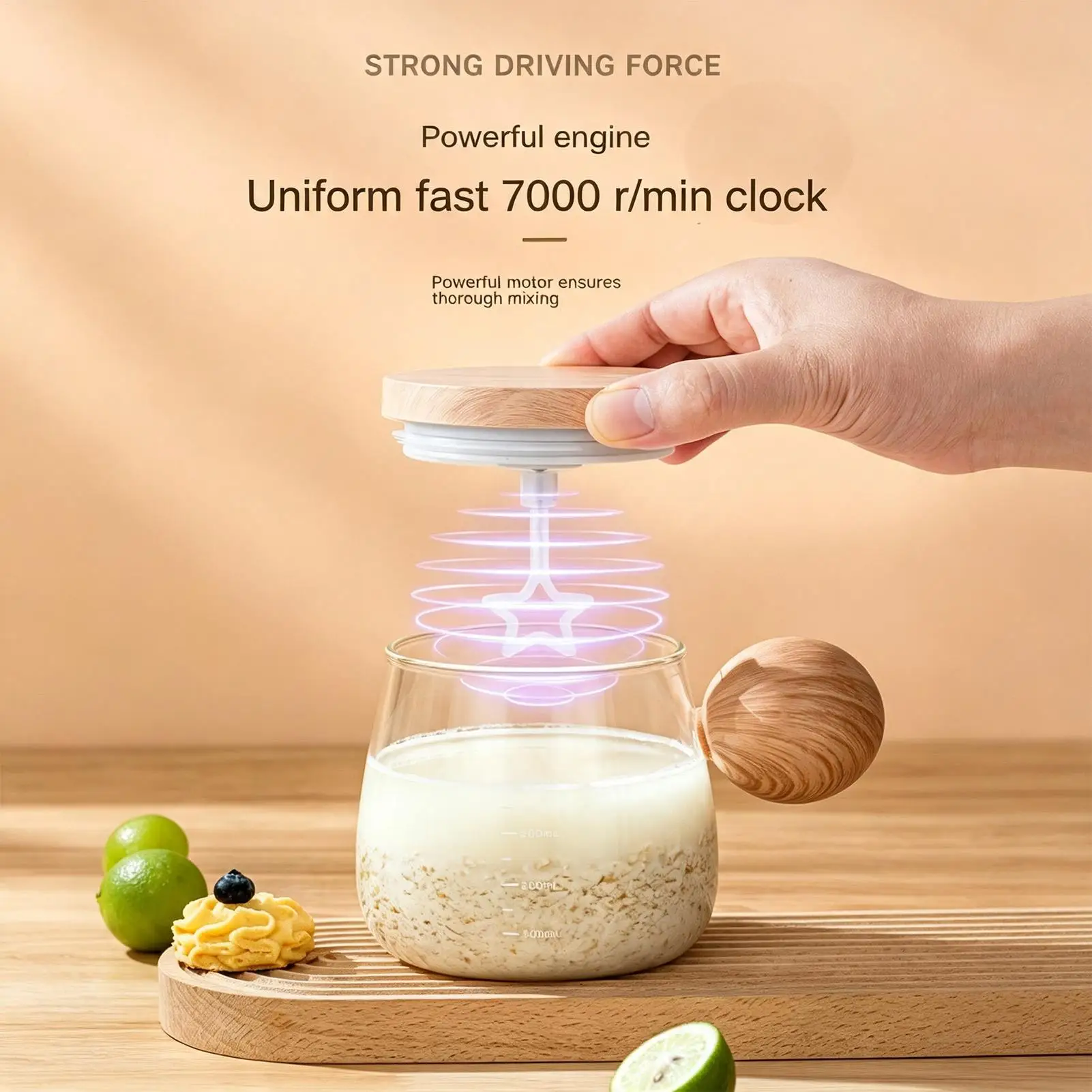 Self Stirring Mug Rechargeable Portable Comfortable Grip Shaker Automatic Mixer Protein Cup For Home Gym Commuting Travel Dorm