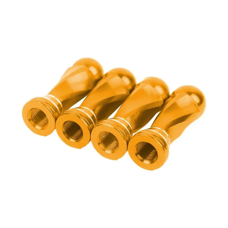 Car Valve Stem Cap 4X Football Trophy Shape Truck Wheel Air Valve Caps Dustproof Aluminum Alloy Auto Tire Valve Cover For SUVs