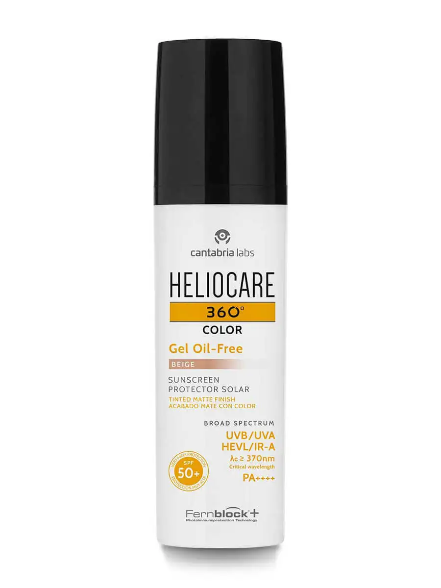 Heliocare 360 ° gel oil free beige color spf 50 + 50ml-sun protection with color and very high protection spf 50 +