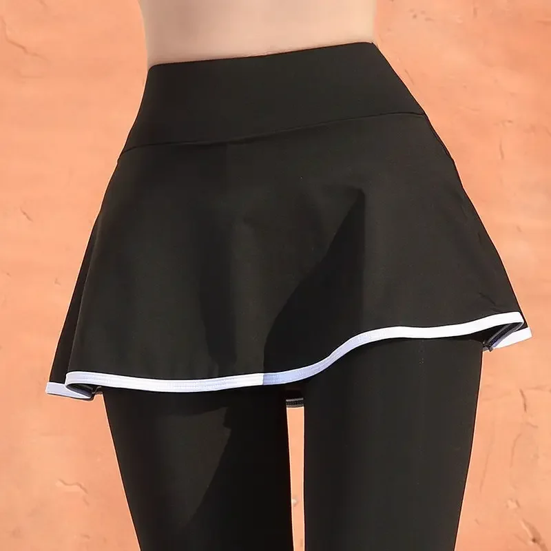 Calça de dança feminina com zíper, Virilha, Aberto, Sexy, Ao ar livre, Encontro, Saia de ação, Design, Elástico, Cintura alta, Esportes, Casal