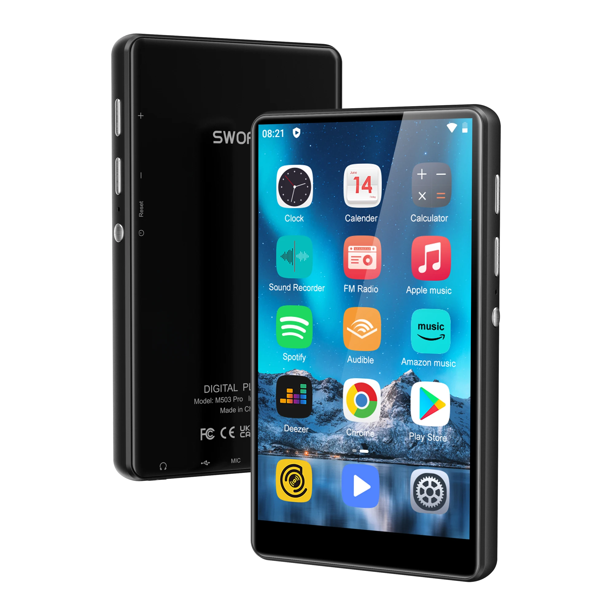 Android 9.0 MP3 MP4 Player WiFi Bluetooth 4