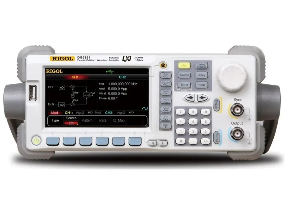 RIGOL DG5351 Arbitrary Waveform Function Generator - 350 MHz, 1 Channel