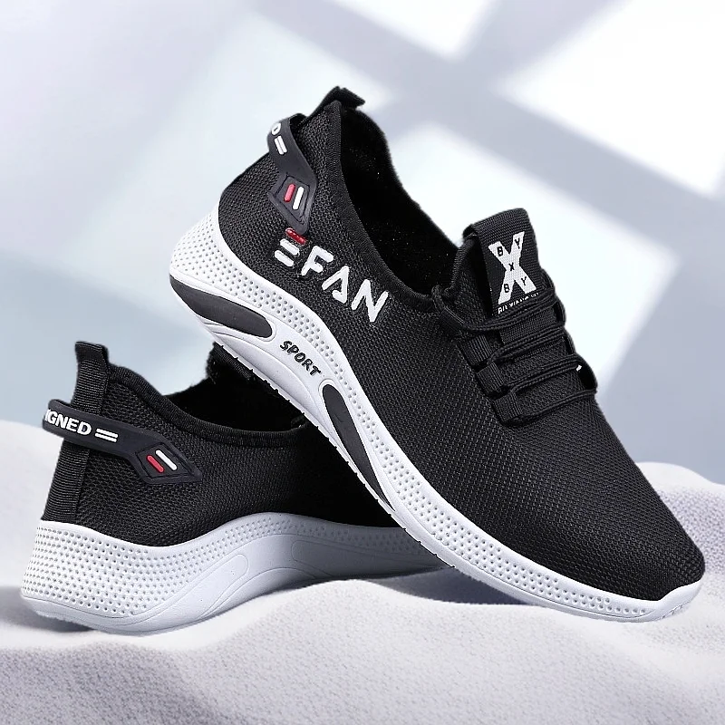 

2025 new shoes men's shoes non-slip men's walking shoes soft-soled outdoor running trendy shoes spring and summer