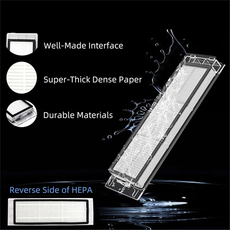 TCF-запасные части для робота-пылесоса Xiaomi Mi 1/1S для Roborock S4 S5 S50 S51 Max SDJQR01RR SDJQR02RR SDJQR03RR