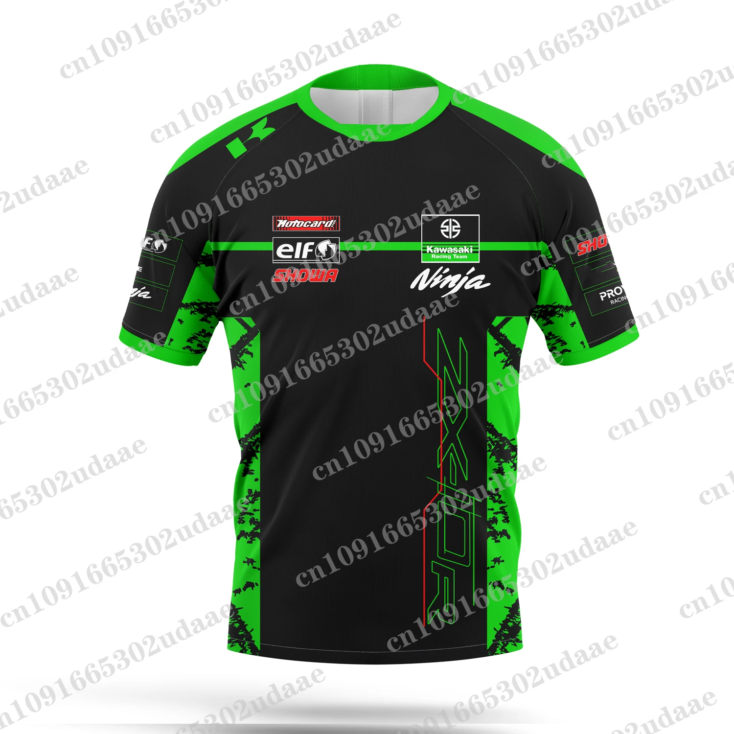 2024 New ZX-10RR Motorcycle Racing Kawasaki Extreme Sports Men\'s and Women\'s Enthusiasts Summer 3D Printed Casual Sports T-shirt