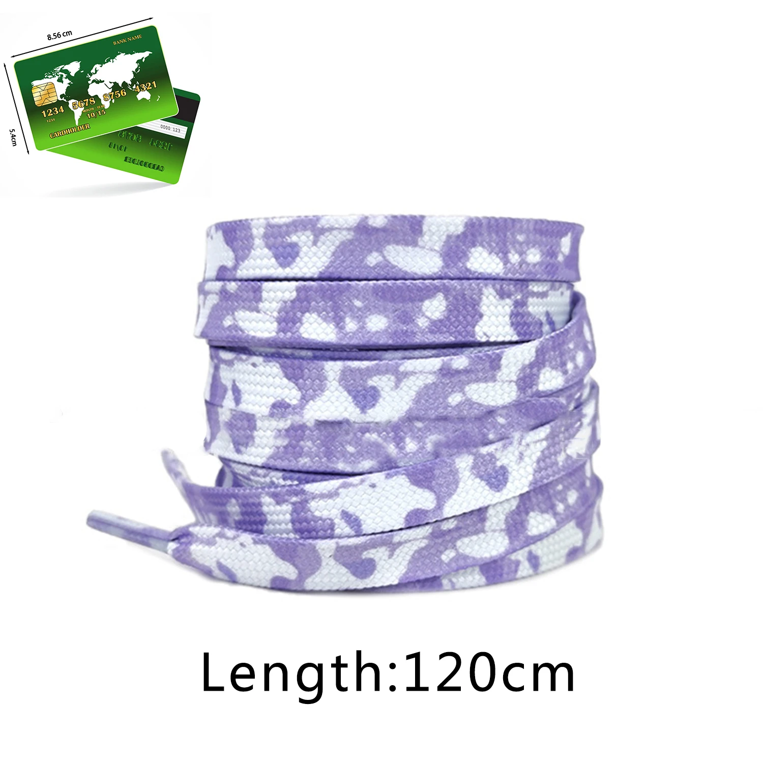 1 Pair New Fashion Simple High Quality Camouflage Print Shoelaces Flat Casual Laces For Sneakers 120cm Shoe Laces Accessories