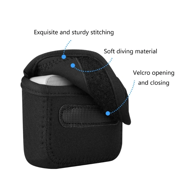 Portables Travel Case Speaker Storage Bag with Waist Elastics Buckle for GO 4 Speaker Protections Bag Cover