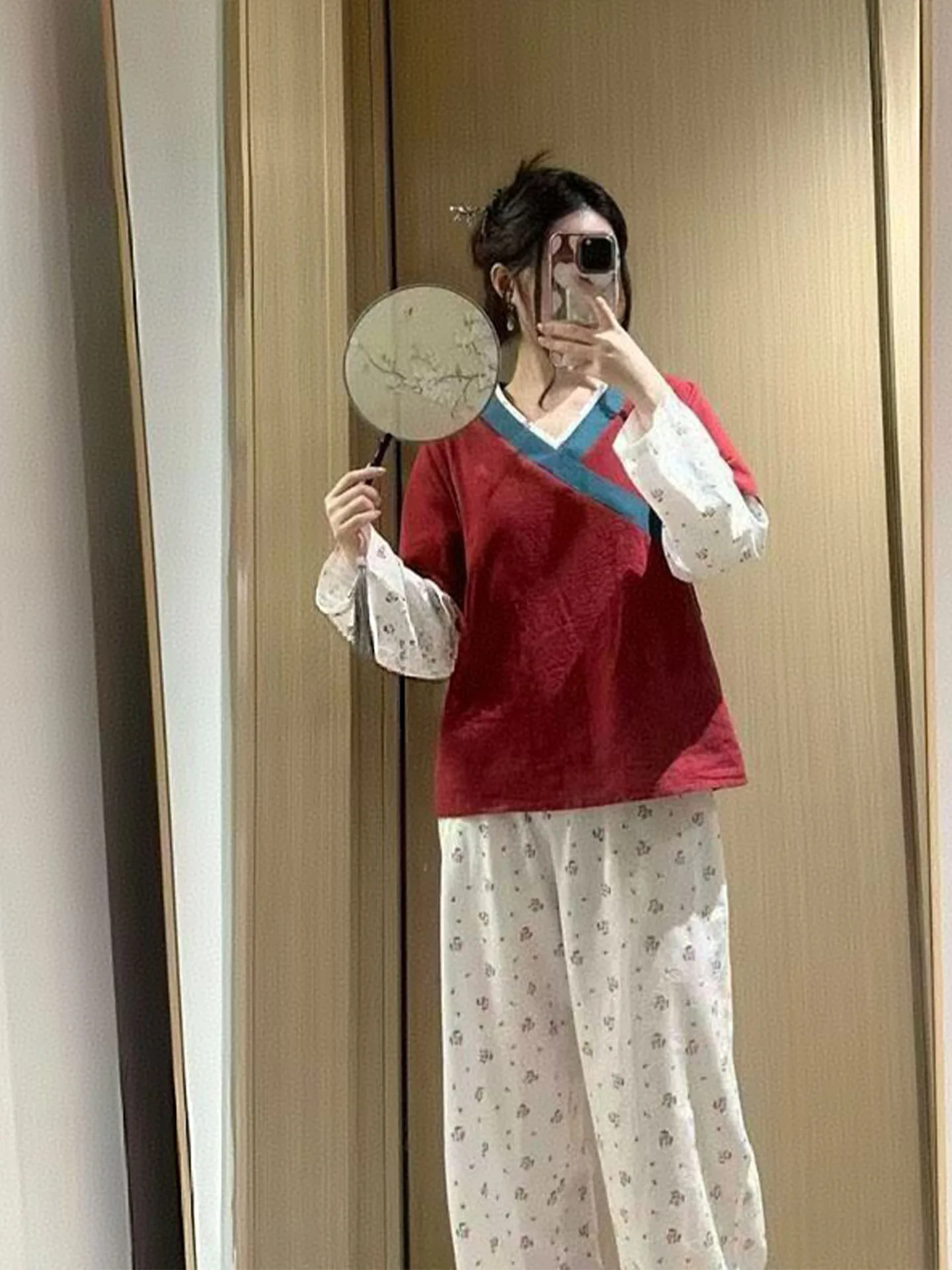 pigiama-in-stile-retro-tong-xiangyu-popolare-abbigliamento-da-casa-ampio-e-comodo-vestaglia-stile-pigro-camicia-da-notte-comoda-taglie-forti-per-giovani-donne