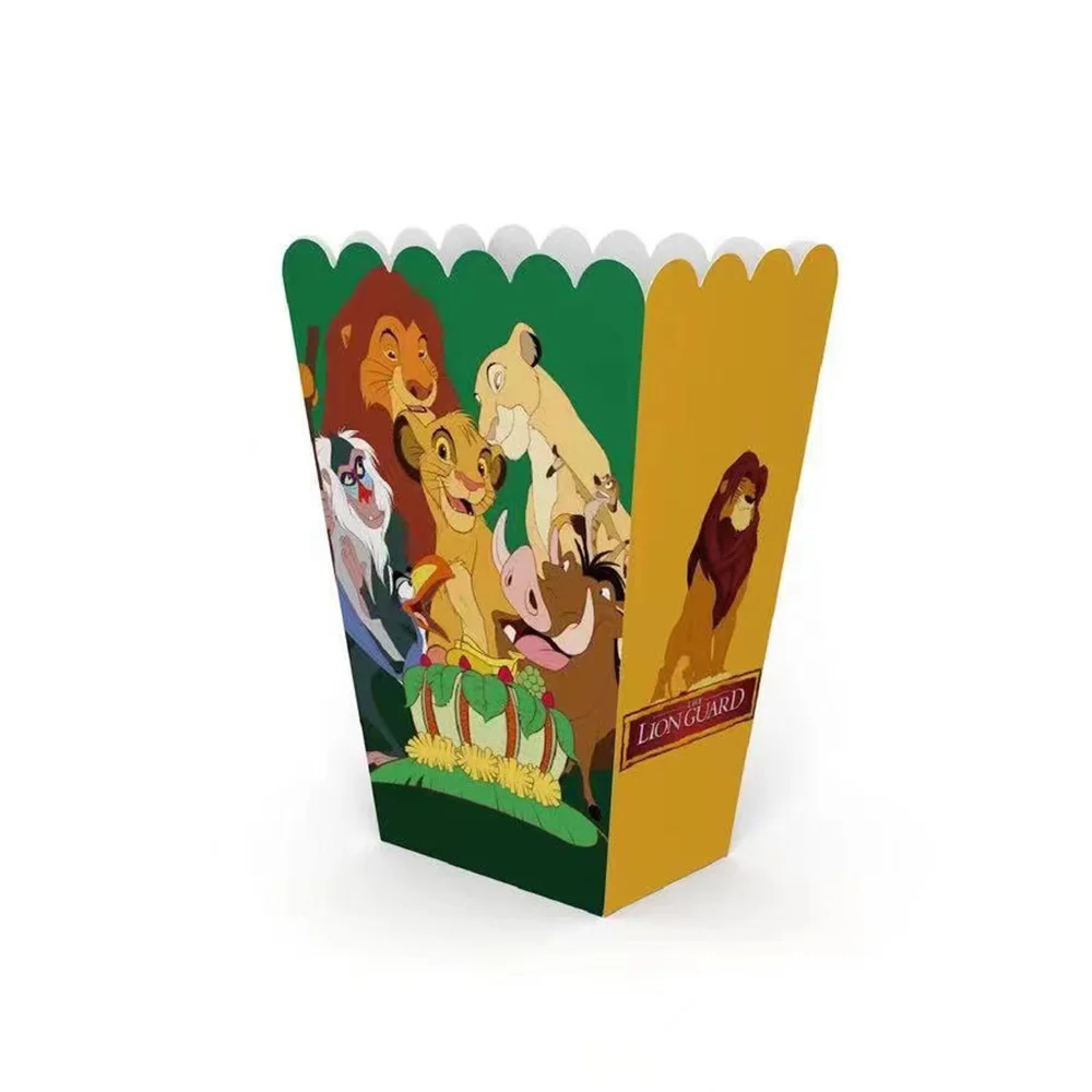 Lion King Simba Birthday Party Supplies Set Paper Cups Plates Cake Topper For Kids Birthday Party Baby Shower Party Decorations - view 5